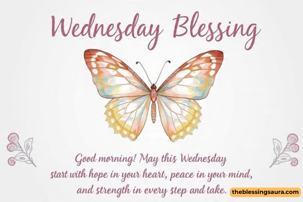 Good Morning Wednesday Blessings