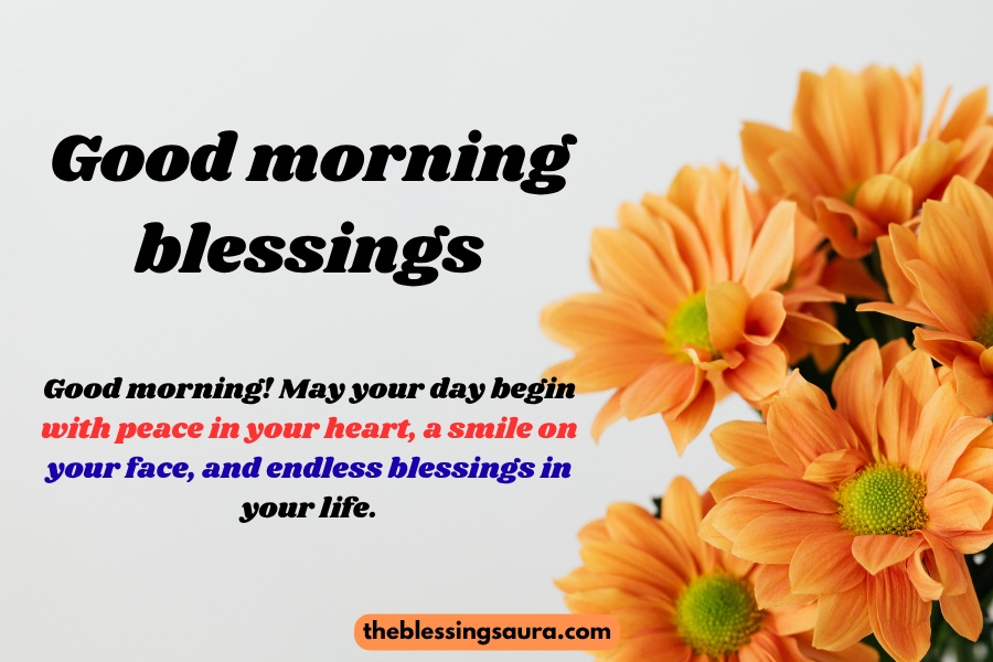Good morning blessings