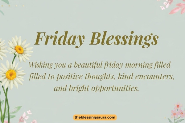 Good morning friday blessings