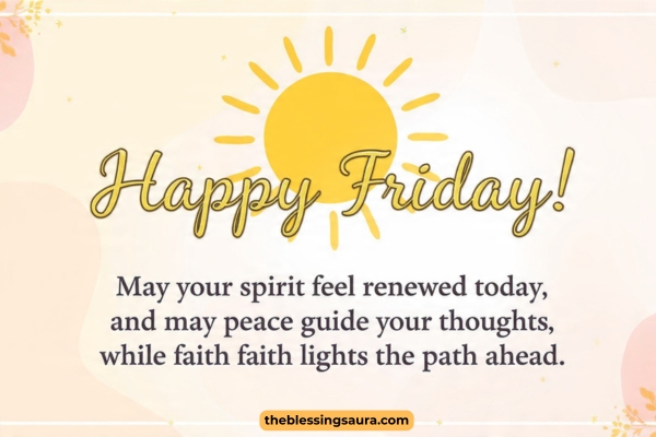 Spiritual friday blessings