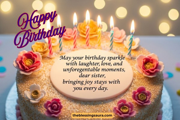 Special Blessing Birthday Wishes for Sister