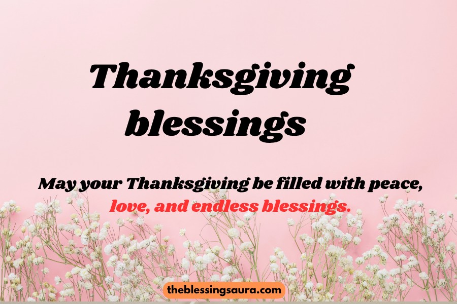 Thanksgiving blessings